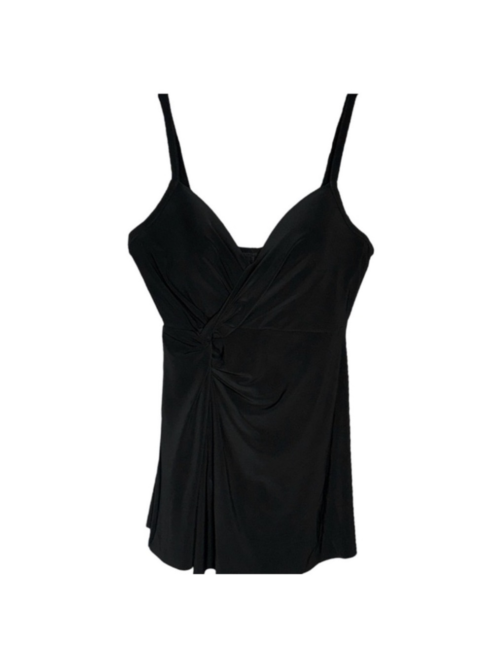 Miraclesuit Twisted Sisters Adora Swim Dress - Black Size 8 NWT - Picture 4 of 9